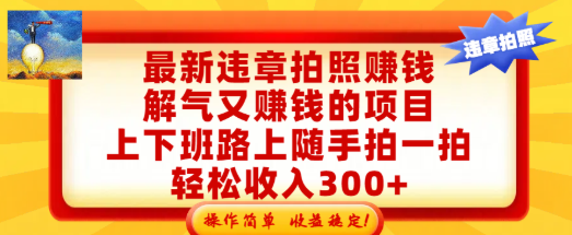 最新违章拍照，上下班路上随手拍一拍