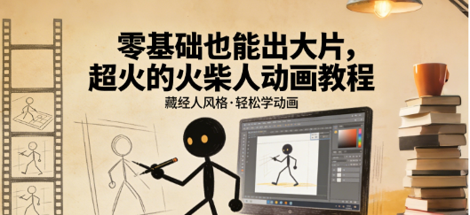 零基础也能出大片，超火的火柴人动画教程