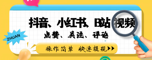 小而美的项目，dy、小某书、B站视频