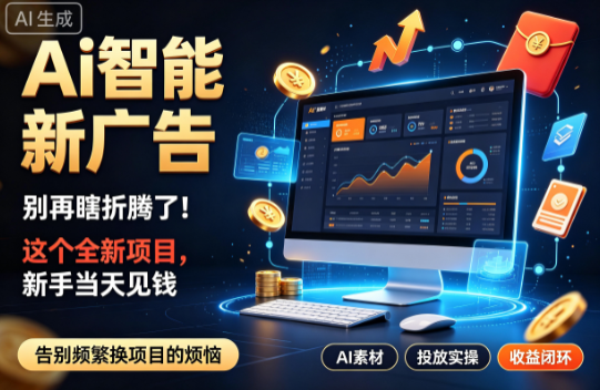 Ai智能广告全流程，别再瞎折腾了！