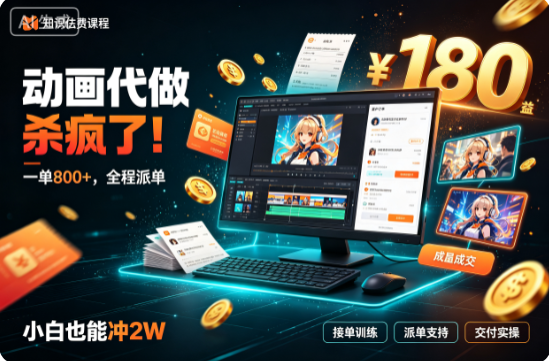动画代做杀疯了！一单800+