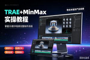 TRAE+MinMax实操教程，零成本复刻产品视频