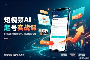 短视频AI起号实战，掌握视频号发布全流程