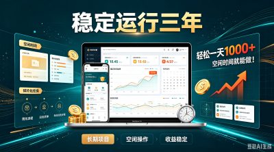 稳定运行三年，轻松一天 1000+