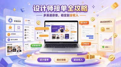 设计师接单全攻略，多渠道获客，稳定副业收入
