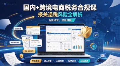国内跨境电商税务合规课，报关退税风险全解析