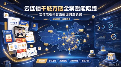 云连锁千城万店全案赋能陪跑，实体老板增长课