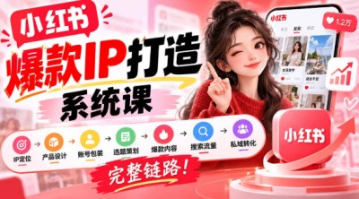 小红书爆款IP打造课