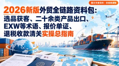2026新版外贸全链路资料包实操总指南