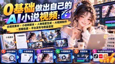 0基础做出自己的AI小说视频：平台发布与收益变现