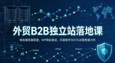 外贸B2B独立站落地课