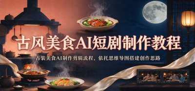 古风美食AI短剧制作教程