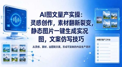 AI图文量产实操