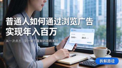 2026最新技术24小时全自动浏览广告